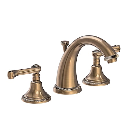 Newport Brass Widespread Lavatory Faucet in Antique Brass 1020-06